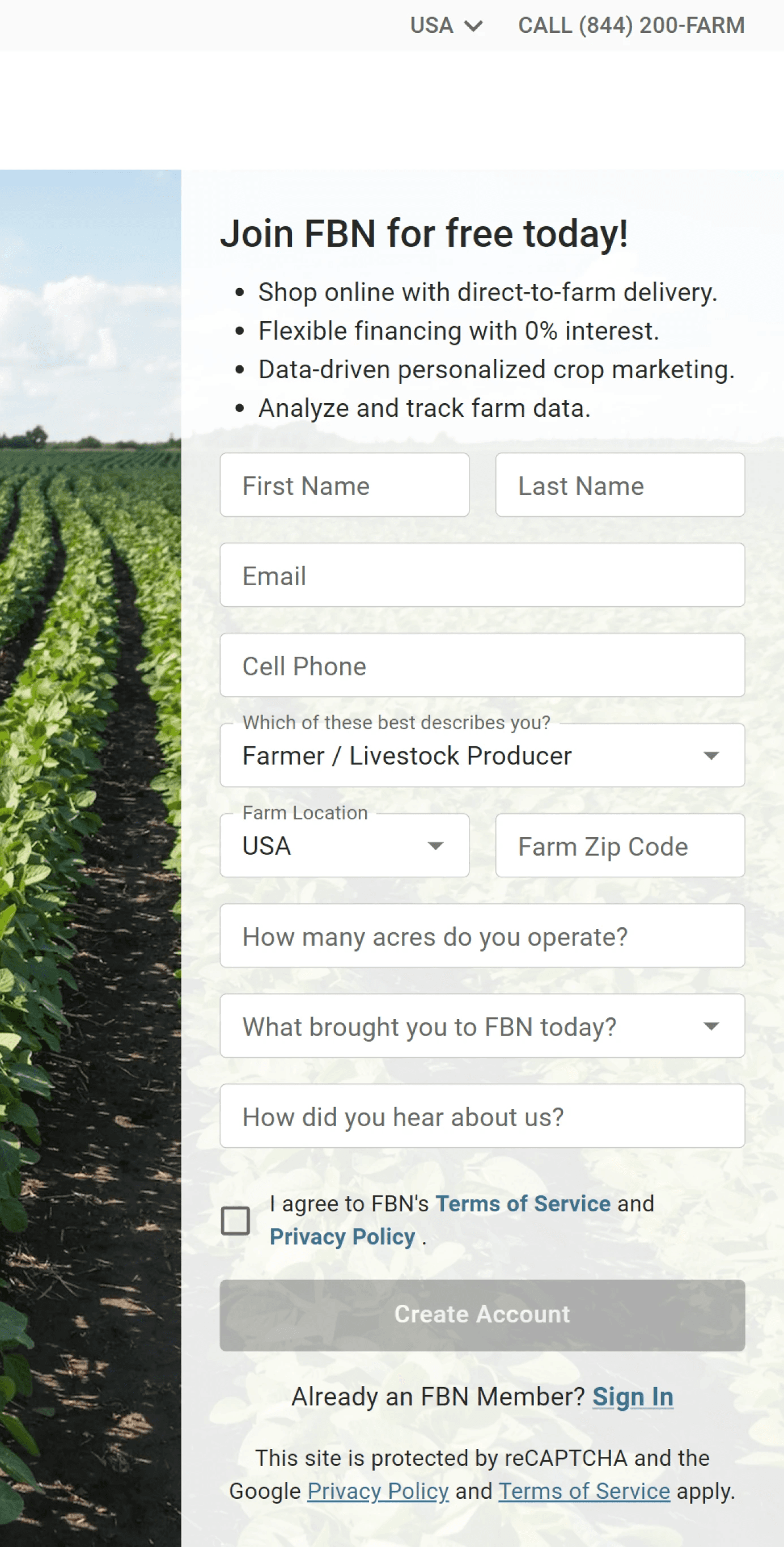 Original farmer and livestock producer flow