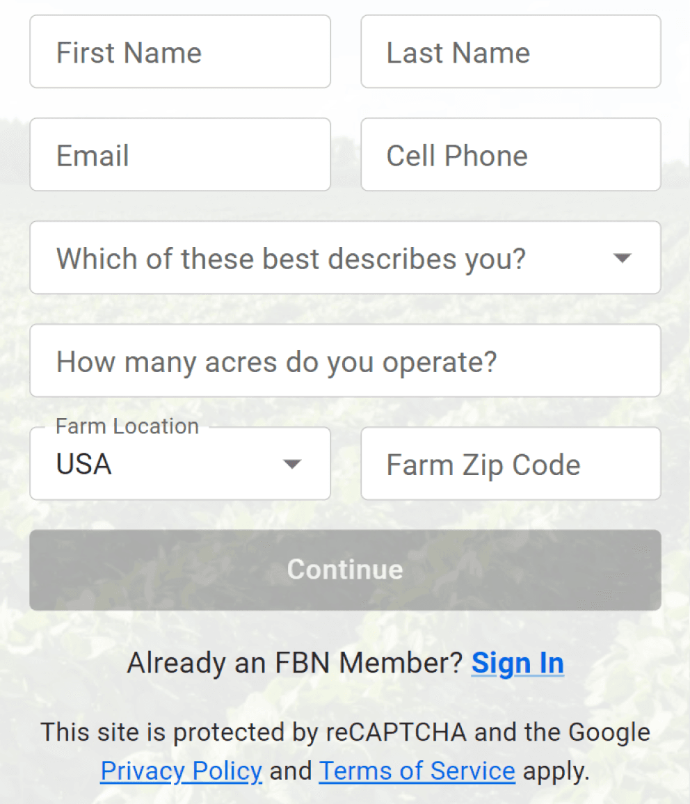 Original shop form fields