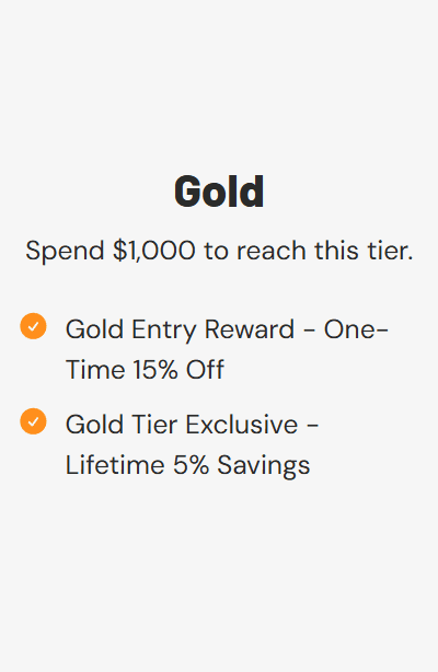 Gold loyalty tier