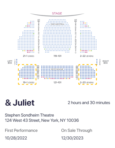 Original highlighted seat section